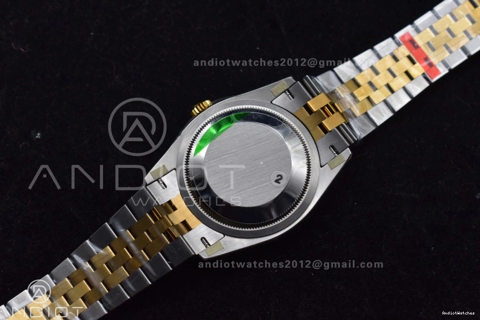 1:1 VS 36 904L Jubilee on DateJust Gray Marker ModernLook Steel VSF Best Roman SS RG Dial 578 Edition 126231 Bracelet Green 0725